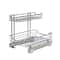 Household Essentials Glidez Chrome 2-Tier Cabinet Organizer